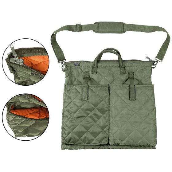 MFH Flight Helmet Bag Olive