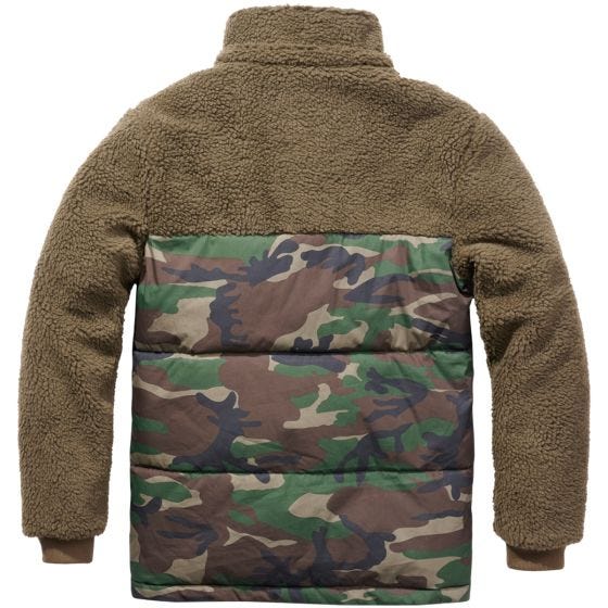 Brandit Jackson Teddyfleece Jacket Olive / Woodland