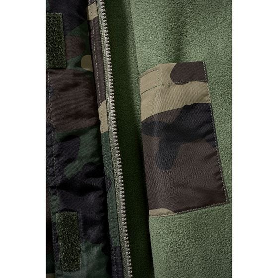 Brandit Ladies Windbreaker Front Zip Woodland