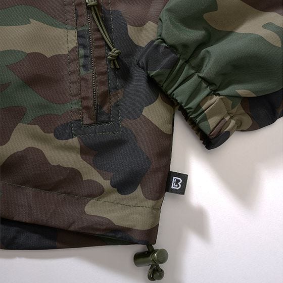 Brandit Ladies Summer Windbreaker frontzip Woodland