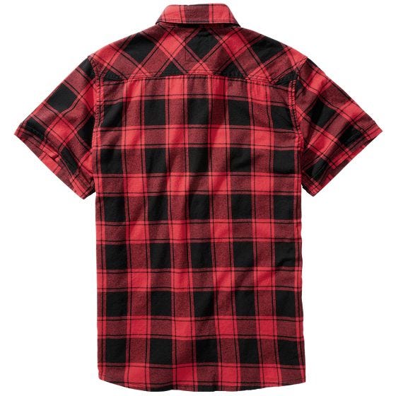 Brandit Half Sleeve Check Shirt Red/Black
