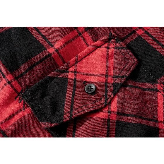 Brandit Half Sleeve Check Shirt Red/Black
