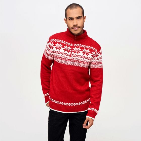 Brandit Troyer Norweger Pullover Red