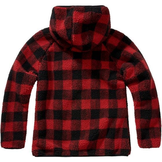 Brandit Ladies Teddyfleece Jacket Red / Black