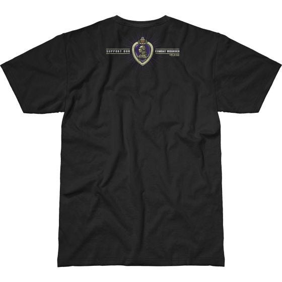 7.62 Design Combat Wounded Purple Heart Battlespace T-Shirt Black