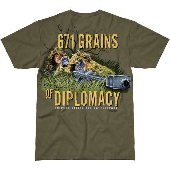 7.62 Design Sniper Team T-Shirt Military Green