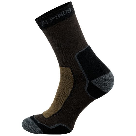 Alpinus Sveg Socks Brown-Black