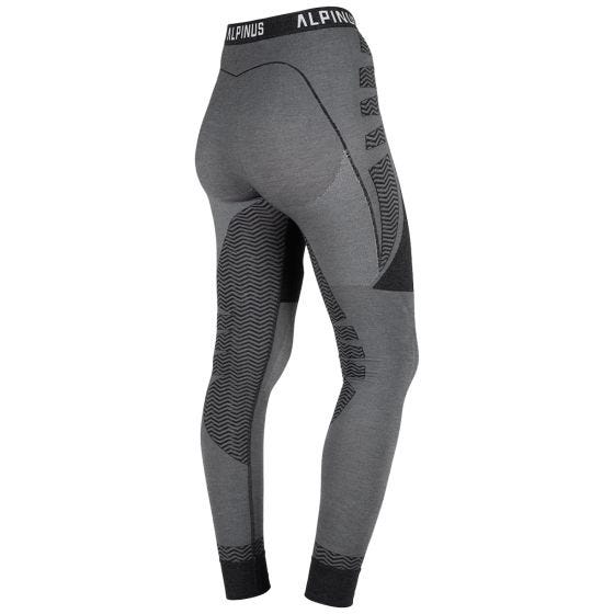 Alpinus Women Pro Miyabi Edition Base Layer Leggings Gray-Melange