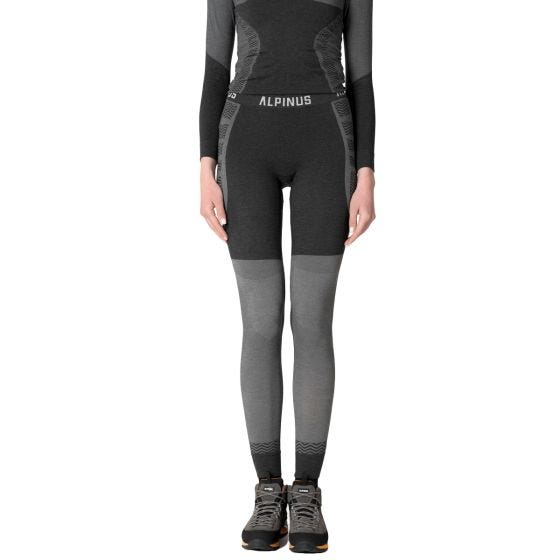 Alpinus Women Pro Miyabi Edition Base Layer Leggings Gray-Melange