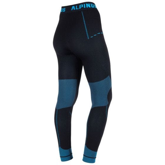 Alpinus Women Tactical Base Layer Leggings Black-Blue