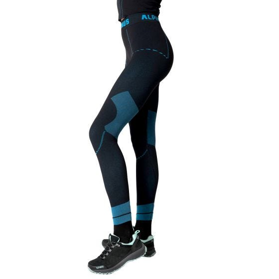 Alpinus Women Tactical Base Layer Leggings Black-Blue
