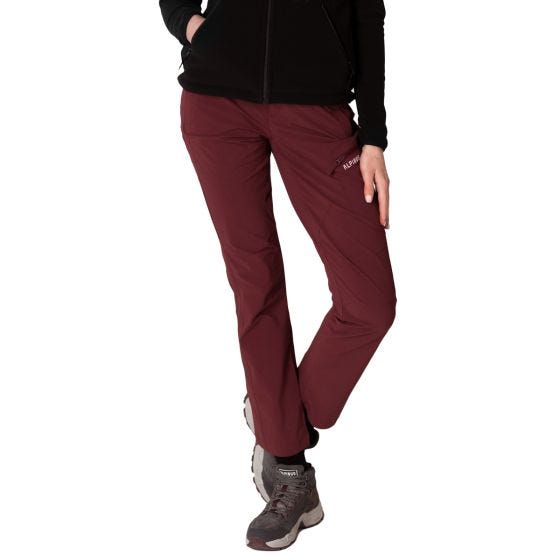 Alpinus Women Tactical Mulleres Pants Maroon