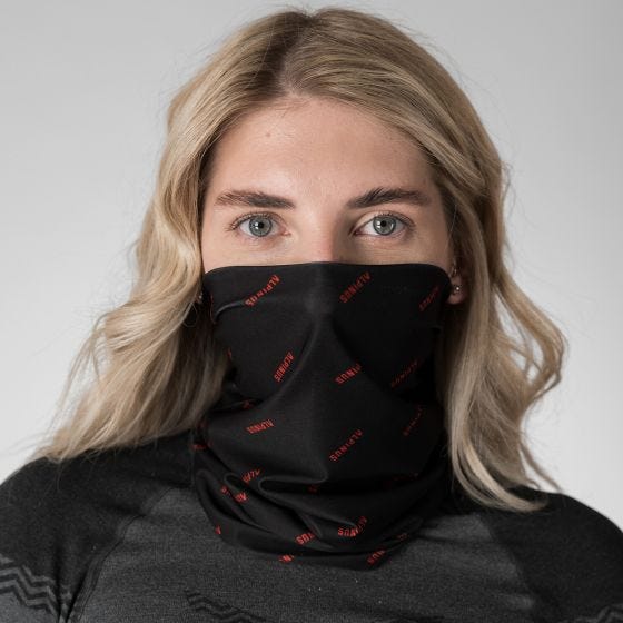 Alpinus AGI Multifunctional Neck Gaiter Black
