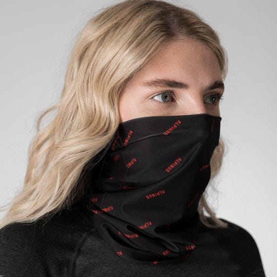 Alpinus AGI Multifunctional Neck Gaiter Black