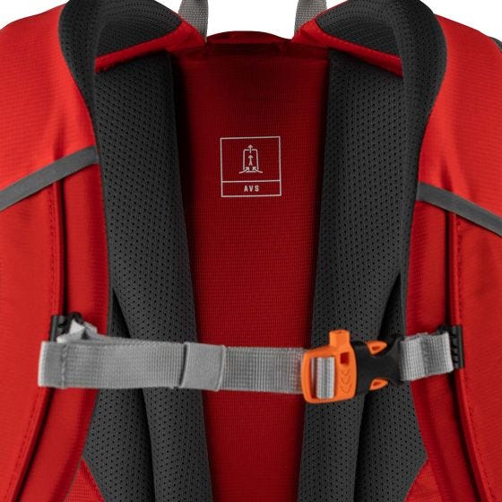 Alpinus Active Backpack Teide 25 Red Black