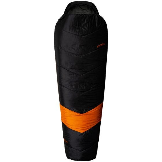 Alpinus Classic 1050 (Left) Sleeping Bag Black/Orange