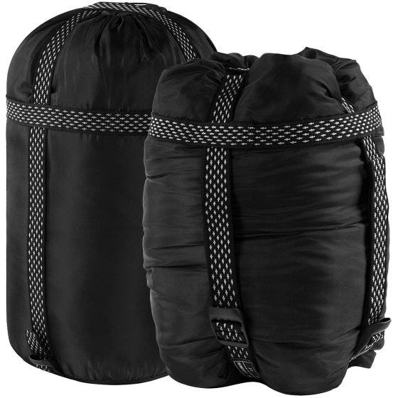 Alpinus Classic 1050 (Left) Sleeping Bag Black/Orange