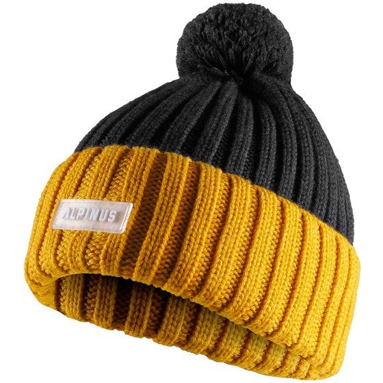 Alpinus Tactical Matind Winter Hat Gray-Yellow