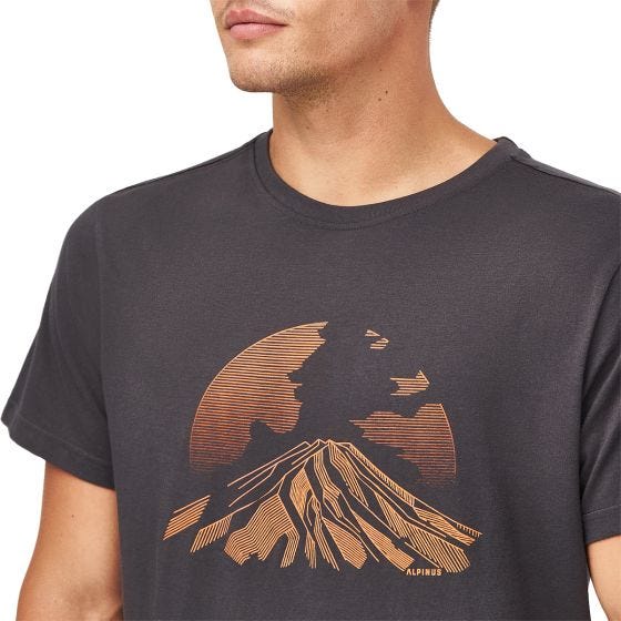 Alpinus Active Etna T-Shirt Graphite