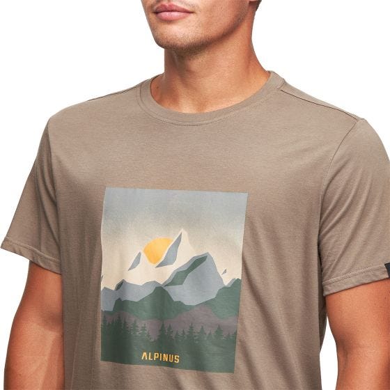 Alpinus Active Numbur T-Shirt Beige