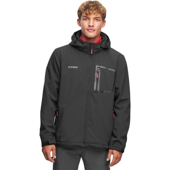 Alpinus Men's City Stenshuvud Soft Shell Jacket Black