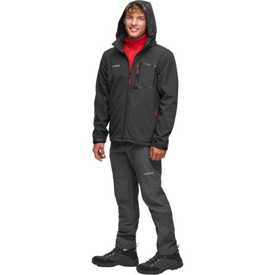 Alpinus Men's City Stenshuvud Soft Shell Jacket Black
