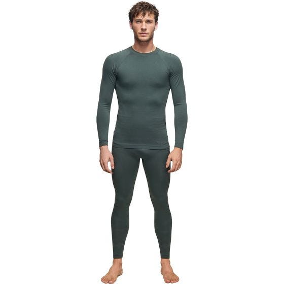 Alpinus Men's Outdoor IDRE Thermoactive Base Layer Set Green