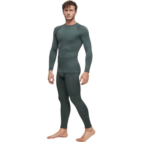 Alpinus Men's Outdoor IDRE Thermoactive Base Layer Set Green