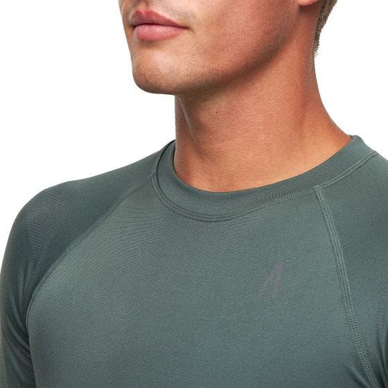 Alpinus Men's Outdoor IDRE Thermoactive Base Layer Set Green