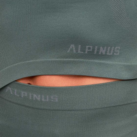 Alpinus Men's Outdoor IDRE Thermoactive Base Layer Set Green
