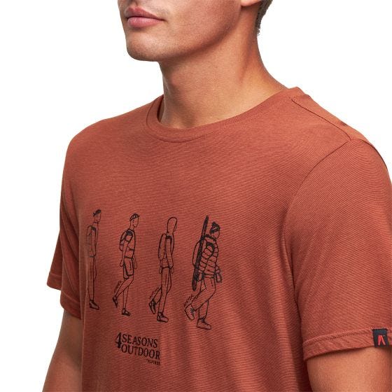 Alpinus Tactical Four Seasons T-Shirt Orange