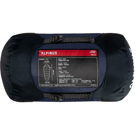 Alpinus Primalight 800 (Right) Sleeping Bag Navy