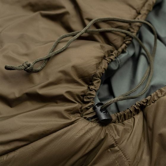 Alpinus Survival 1300 (Left) Sleeping Bag Green