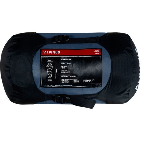Alpinus Ultralight 1000 (Left) Sleeping Bag Blue