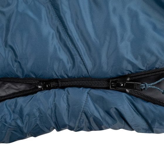 Alpinus Ultralight 1000 (Left) Sleeping Bag Blue