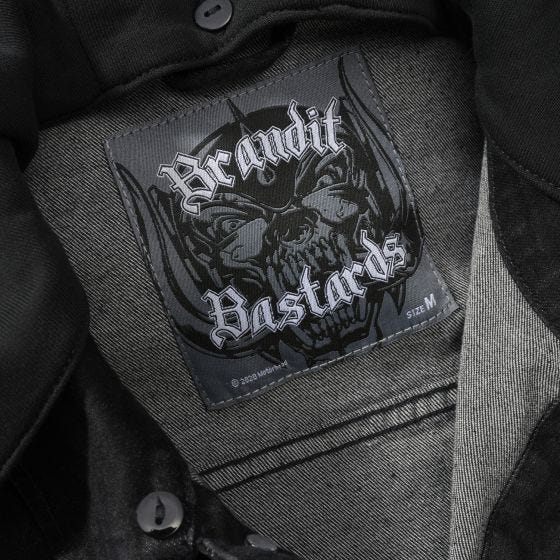 Brandit Motörhead Cradock Denimjacket Black/Black