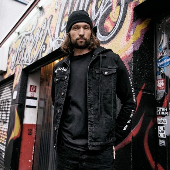 Brandit Motörhead Cradock Denimjacket Black/Black