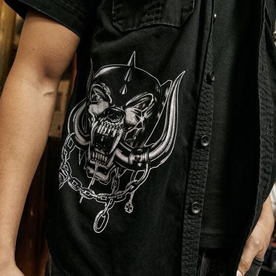 Brandit Motörhead Vintage Shirt 1/2 Sleeve Black