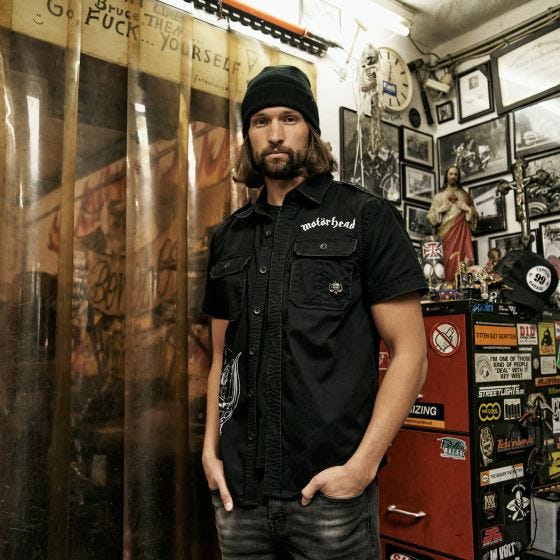 Brandit Motörhead Vintage Shirt 1/2 Sleeve Black