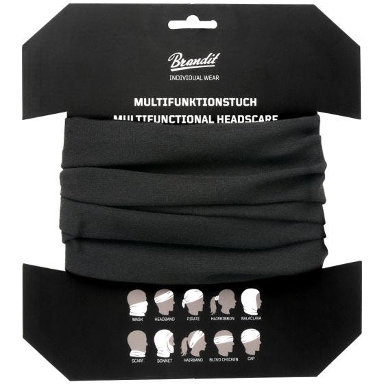 Brandit Multifunctional Neck Gaiter Black
