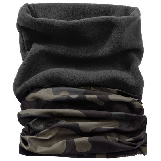Brandit Multifunctional Neck Gaiter Fleece Dark Camo