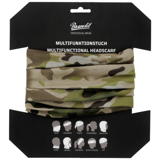 Brandit Multifunctional Neck Gaiter Tactical Camo