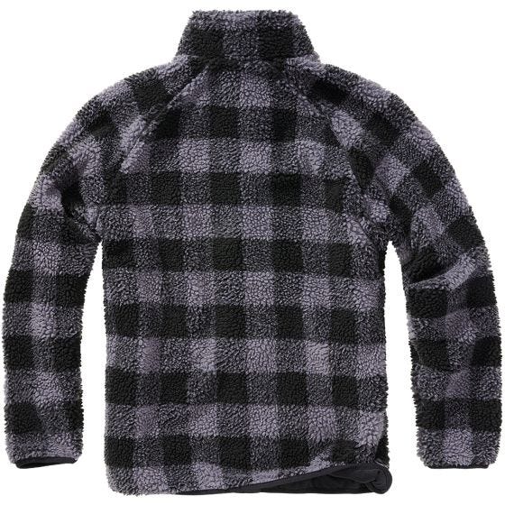 Brandit Teddyfleece Jacket Black/Gray