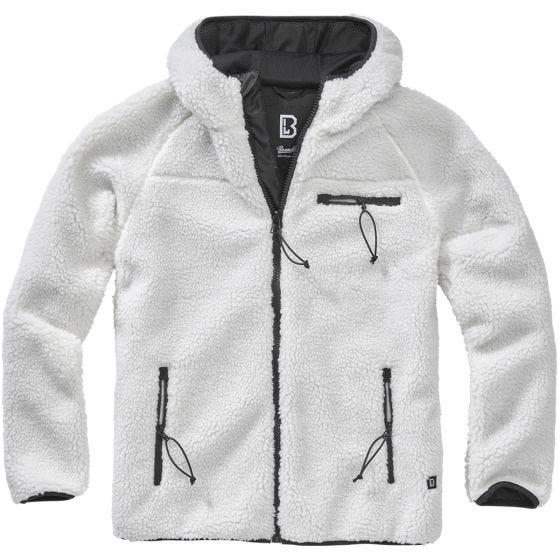 Brandit Teddyfleece Worker Jacket White