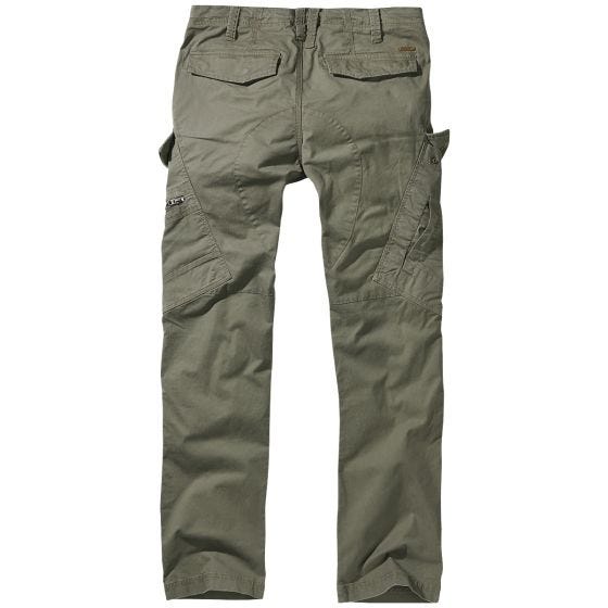 Brandit Adven Slim Fit Trousers Olive