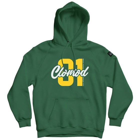 CLOMOD Hoodie "One" SpringBok Green