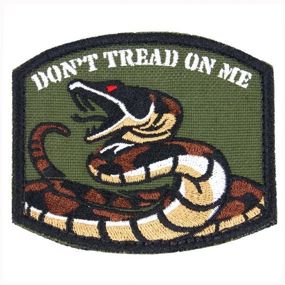 Condor Don't Tread On Me Patch Olive Drab