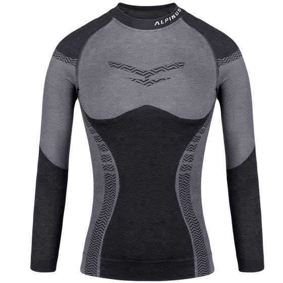 Alpinus Women Pro Miyabi Edition Longsleeve Base Layer Gray