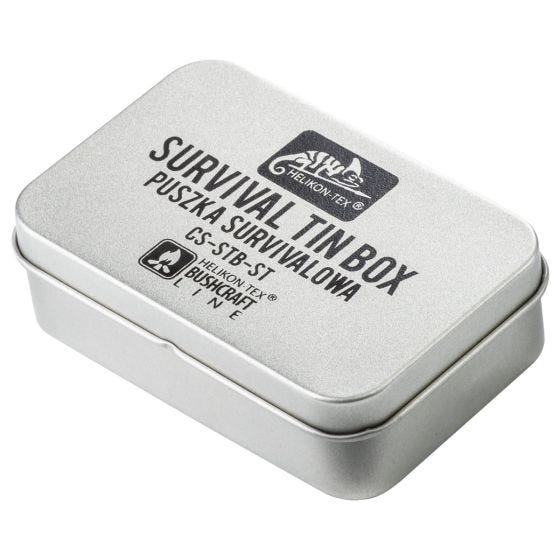 Helikon Survival Tin Box Steel