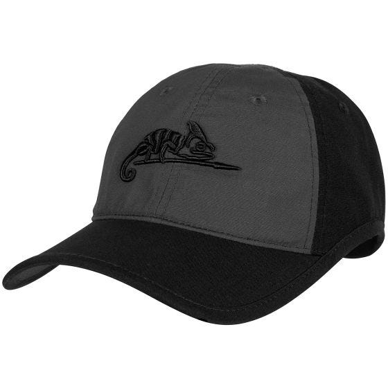 Helikon Logo Cap Polycotton Ripstop Black / Shadow Gray